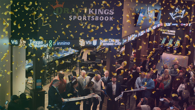 DraftKings celebrates grand opening of sportsbook at Boot Hill Casino & Resort