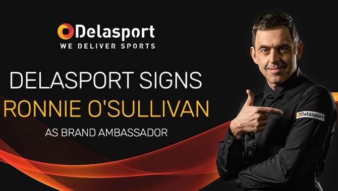 Delasport, the leading global sports betting, and Casino provider signs Snooker legend Ronnie O’ Sullivan in a new brand ambassador partnership
