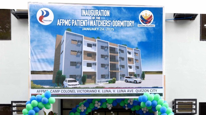 PAGCOR opens new dormitory for carers of injured soldiers