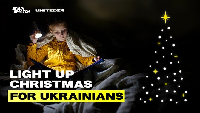 Parimatch and United 24 partner for “Light Up Christmas for Ukraine” initiative