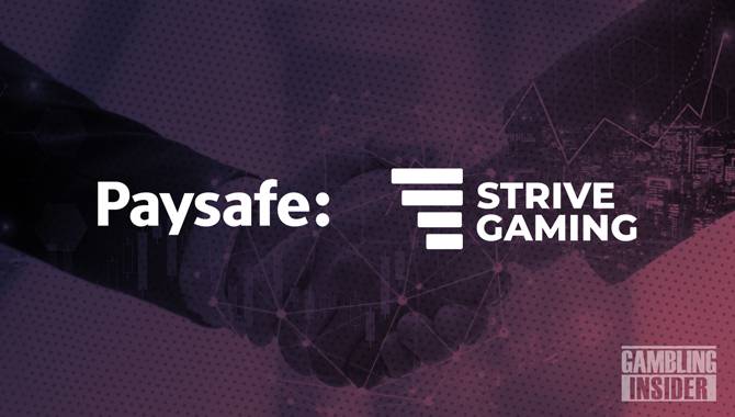Paysafe enters partnership with Strive Gaming