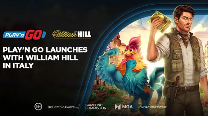 Play’n Go partners with Italian arm of William Hill