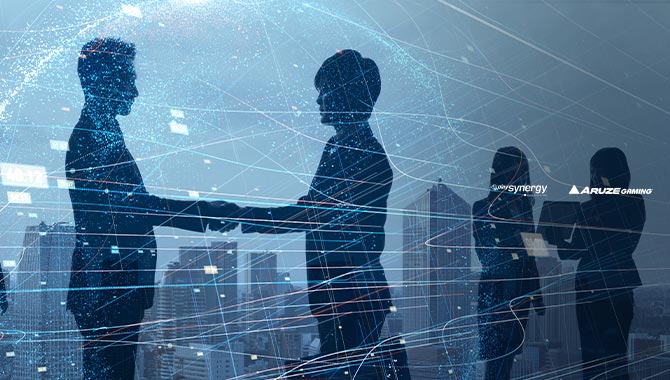 Aruze Gaming America and Play Synergy sign partnership