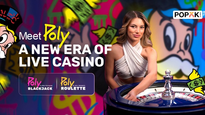 PopOK Gaming Introduces Poly Live Casino Studio by Alec Monopoly, Featuring Poly Blackjack & Poly Roulette