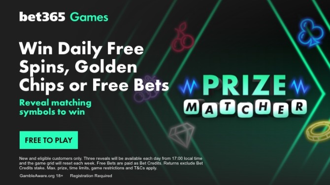 bet365 launches exclusive TV campaign for new free-to-play game, Prize Matcher