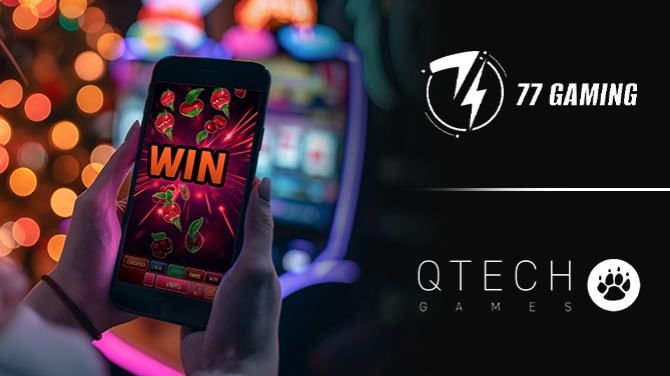 QTech Games signs content deal with 77 Gaming