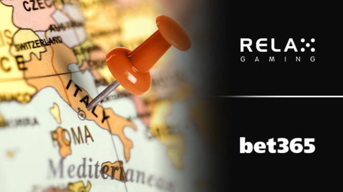Relax Gaming expands into Italy through bet365 partnership