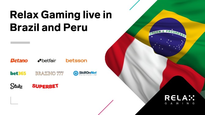 Relax Gaming continues Latin American expansion entering Brazil and Peru