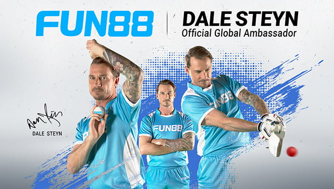 Fun88 appoints Dale Steyn as Brand Ambassador