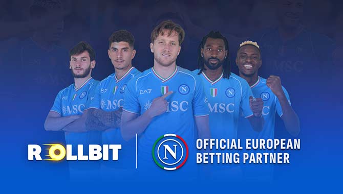 SSC Napoli signs two-year sponsorship deal with Rollbit
