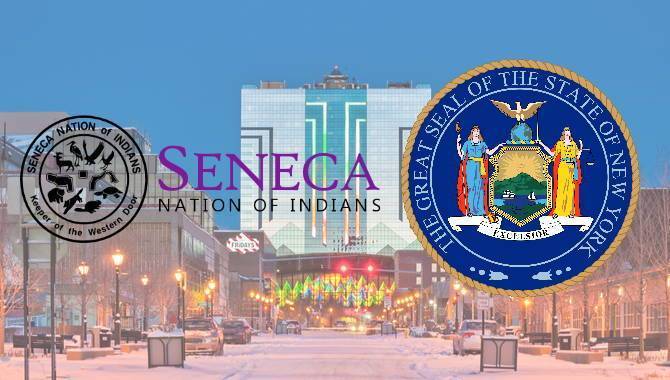 New York tribal payment dispute enters its third month