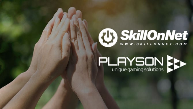 SkillOnNet signs content partnership with Playson