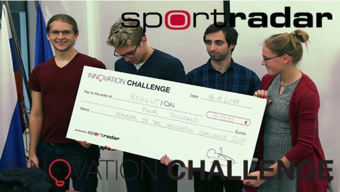 Sportradar crown “Team RevolutION” as winners of the Innovation Challenge 2017