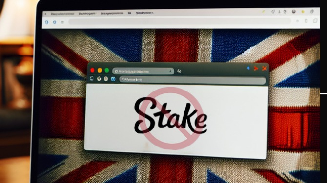 Stake casino interface on a mobile device