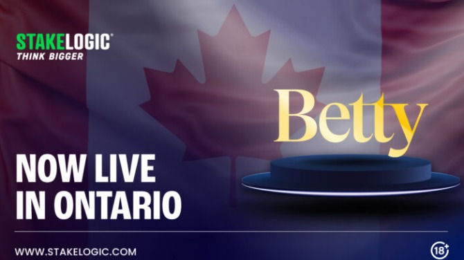 Stakelogic announces partnership with Betty for Ontario markets