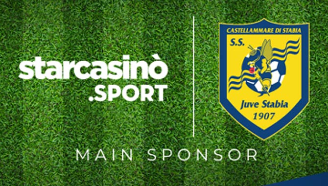 Starcasinò Sport becomes main shirt sponsor for Juve Stabia