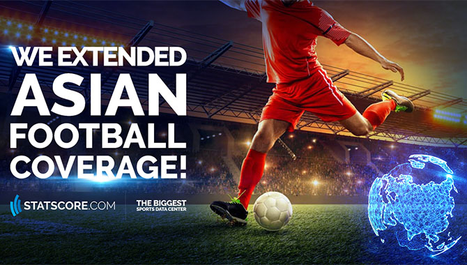 Statscore expands football data coverage to include Asian leagues & competitions