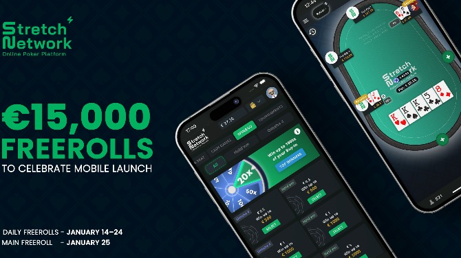 Stretch Network Unveils Enhanced Mobile Version – Celebrate with FREEROLLS!