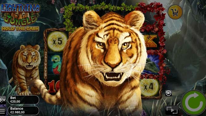 Swintt and Samurai Studio take a walk on the wild side in Lightning Jungle Hold The Cash