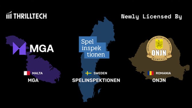 ThrillTech acquires B2B licences in Romania, Sweden and Malta