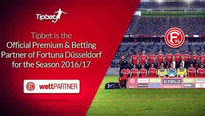 Tipbet Sportwetten remains the premium partner of Fortuna Dusseldorf