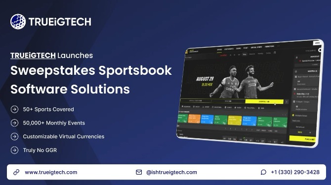 TRUEiGTECH introduces new sweepstakes sportsbook software solutions to encourage risk-free sports betting culture