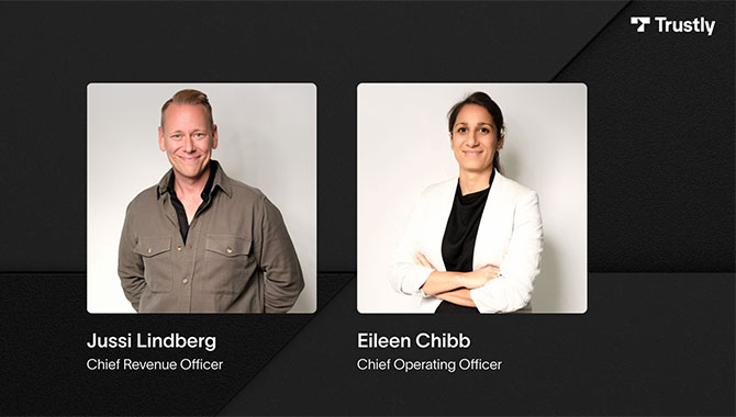 Trustly appoints new finance execs Eileen Chibb and Jussi Lindberg