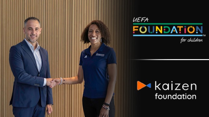 Kaizen Foundation partners with UEFA Foundation to promote inclusion through sport