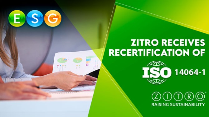 Zitro renews ISO 14064-1 certification for greenhouse gas emissions management