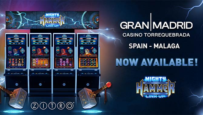 Zitro’s Mighty Hammer becomes available at Gran Madrid | Casino Torrequebrada
