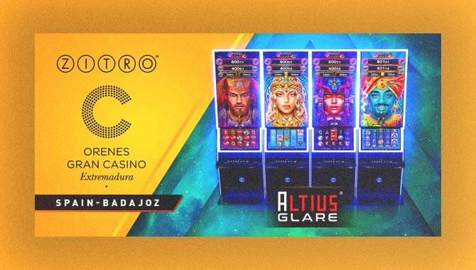 Zitro debuts Altius Glare cabinets at Spain’s Gran Casino de Extremadura