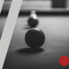Snooker balls lined up on a table, representing Snooker Masters 2026 first round matches