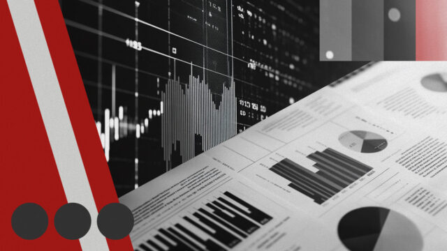 Financial charts and market data illustrating prediction markets