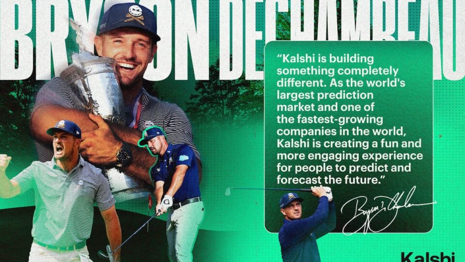 Kalshi Signs First Professional Athlete Partnership with Bryson DeChambeau