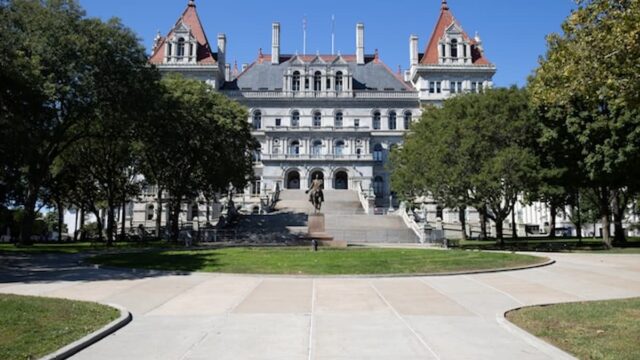 New York State Capitol building in Albany