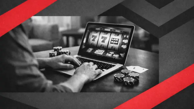 a guy playing at a NZ online casino site