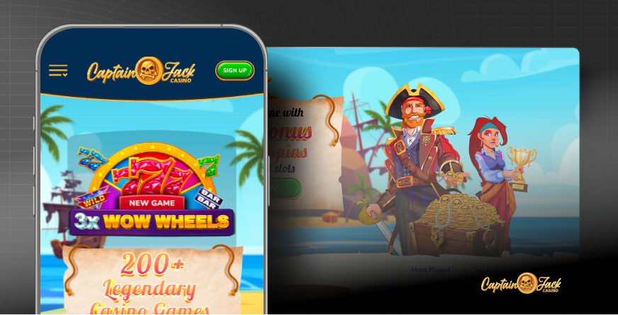 Image of the Captain Jack platform interface