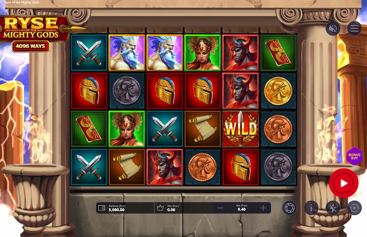 Ryse of the Mighty Gods Slot