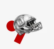 an image showing an american football helmet for collage sports
