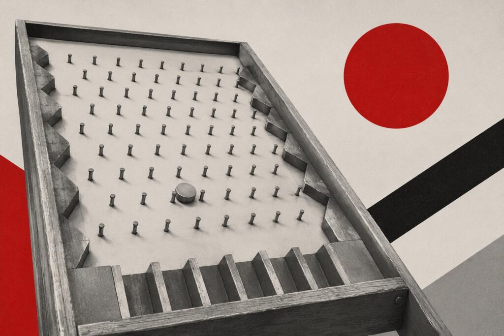 3D plinko