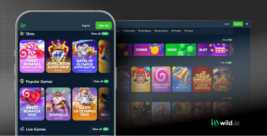 Wild Io Spiel in der Instant Casino App