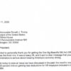 Letter from UFC President Dana White to President Donald Trump discussing the gambling loss deduction cap