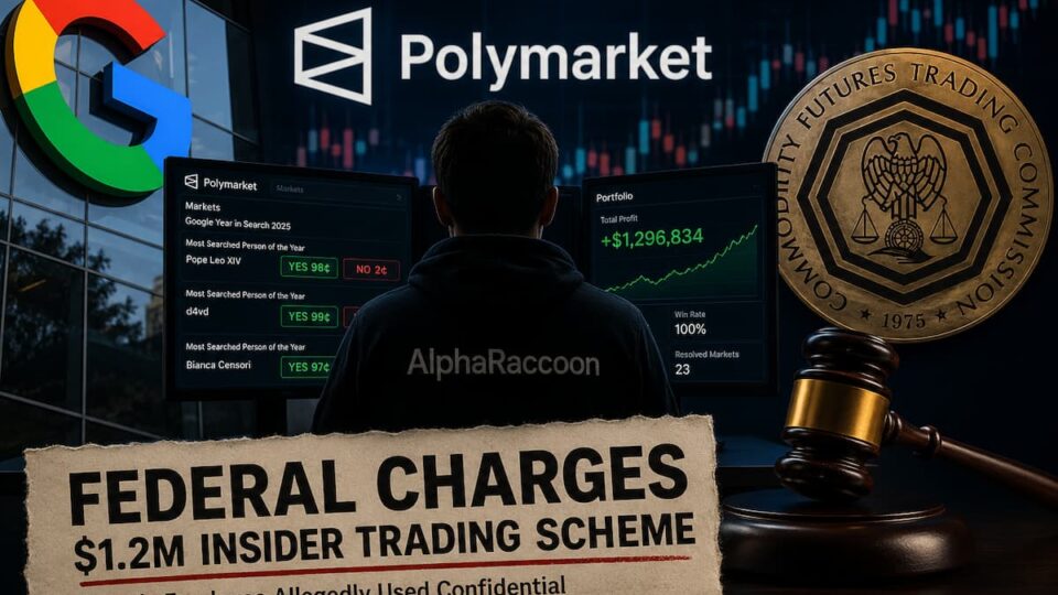 Google Employee Charged Over $1.2m Polymarket ‘Year in Search’ Trading Scheme