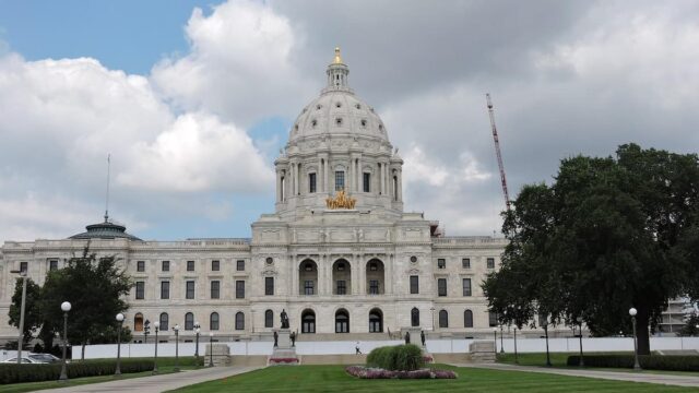 Minnesota State Capitol building in St. Paul, Minnesota
