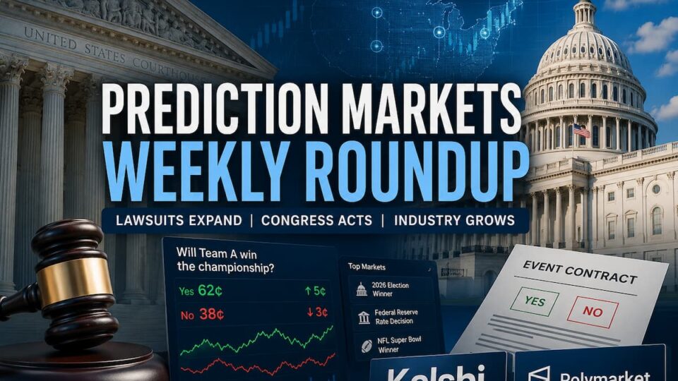 Prediction Markets Weekly Roundup: Litigation Spreads as Congress Joins the Fight