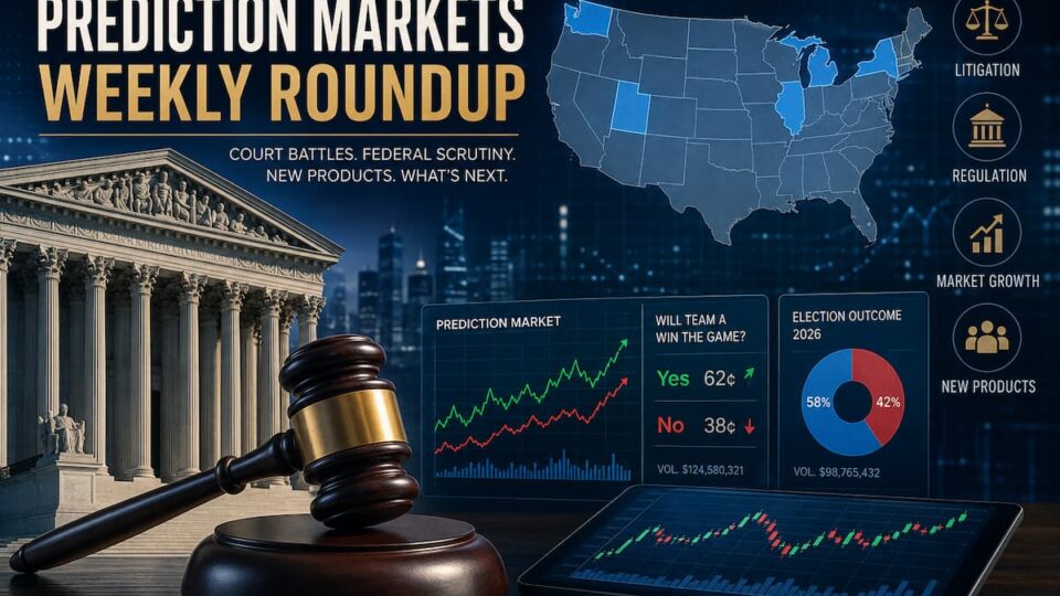 Prediction Markets Weekly Roundup: Court Battles, CFTC Action and Kalshi’s New Products