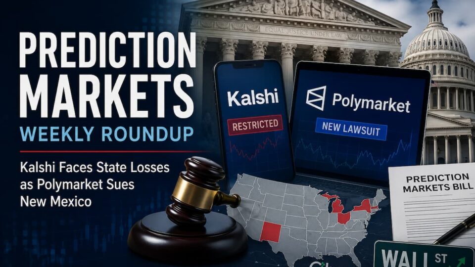 Prediction Markets Weekly Roundup: Kalshi Faces State Losses as Polymarket Sues New Mexico