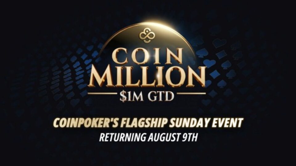 CoinPoker Makes $1 Million CoinMillion a Monthly Tournament Fixture