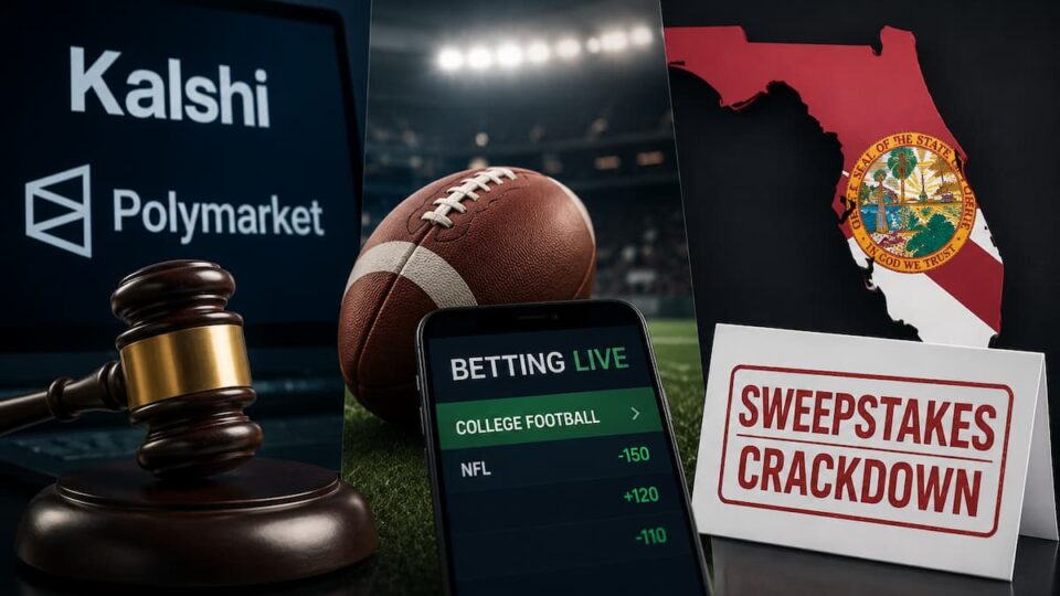 Prediction Market Rulings, College Football, Florida Sweeps Lead Gambling Stories To Watch This Week