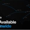 Novig nationwide launch graphic showing the company’s logo and sports prediction markets across a map of the United States.